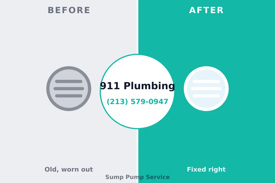 Before and after: plumbing repair West Falmouth, MA